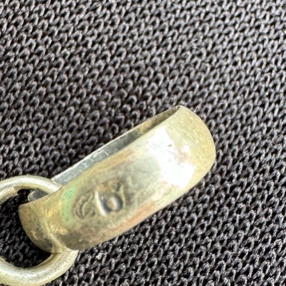 NWOT Natural Apatite & Sterling Silver Pendant - Picture 2 of 2